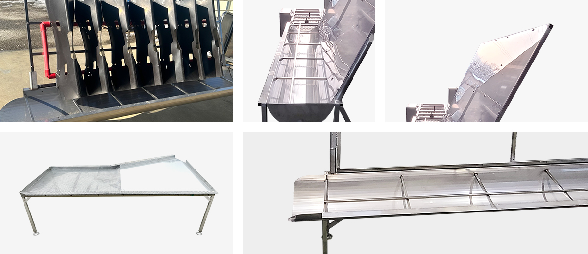 전복 쉘터 거치대/전복 분배용 선반 관련 사진