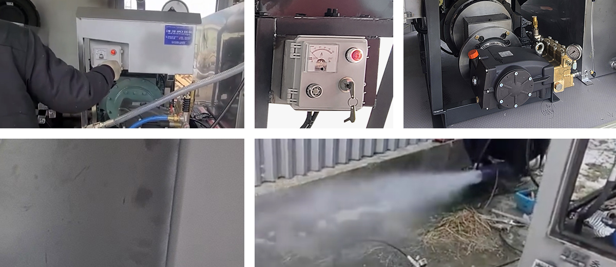 배관용 고압 세척기 관련 사진